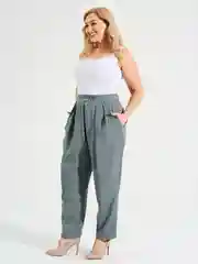 Бирюзовый брюки женские DIMMA fashion studio "Лео"