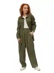 Хаки брюки женские DIMMA fashion studio "Лео"