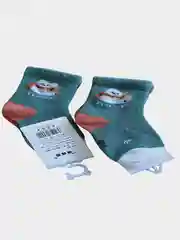 Бирюзовый носки детские, 3-4 мес, красивые по 2 пары