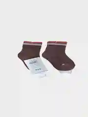 Хаки носки детские, 3-4 мес, красивые по 2 пары