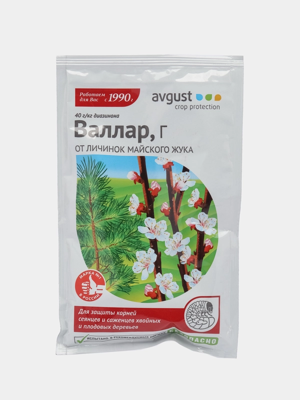 Инсектицид "Валлар, Г" 50г, от личинок майского жука