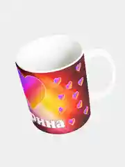 Кружка керамическая с надписью Лайк Зарина