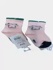 Кораллово-розовый носки детские, 3-4 мес, красивые по 2 пары
