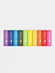 Разноцветный батарейки щелочные Xiaomi AAA LR03 (BHR5394GL), разноцветные, 10 шт.