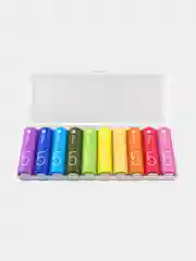 Разноцветный батарейки щелочные Xiaomi AA LR6 (BHR5393GL), разноцветные, 10 шт.