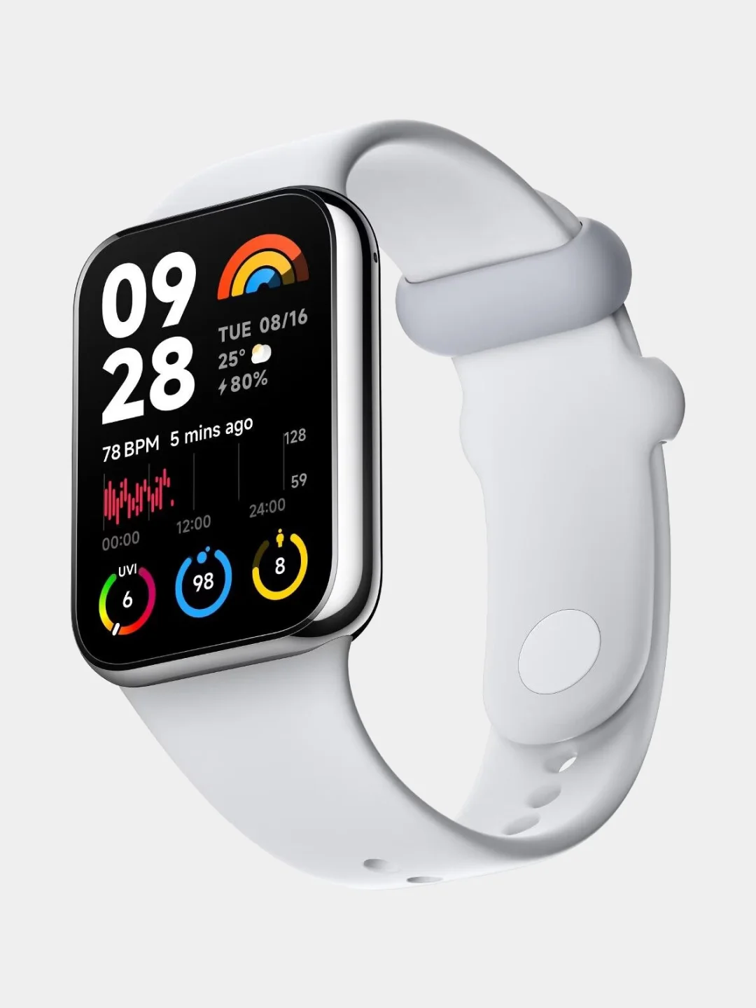 Серый фитнес-браслет Xiaomi Smart Band 8 Pro M2333B1