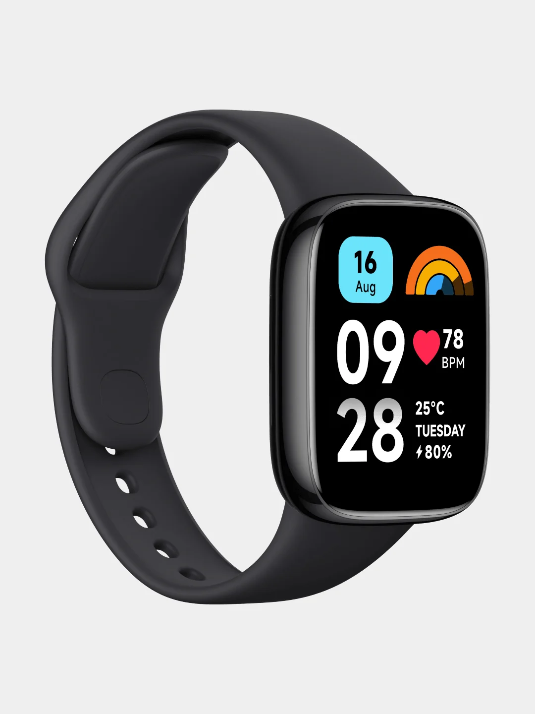 Черный смарт-часы Xiaomi Redmi Watch 3 Active M2235W1