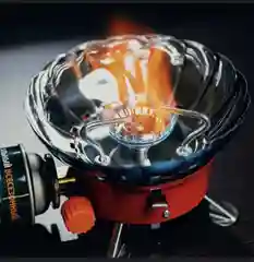 Походная газовая горелка-плитка / Газовая плита туристическая / Портативная плита /Горелка