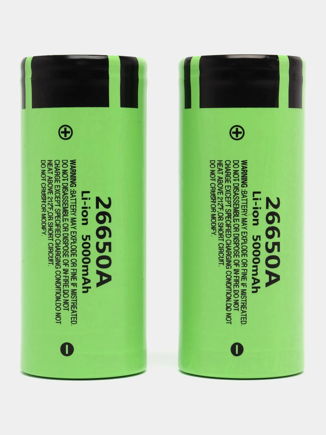 Лайм аккумулятор 26650 li-ion, 5000 мАч