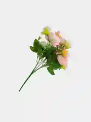 Розовый искуственные цветы "Пионы", букет пионов, красные, желтые, розовые, сиреневые