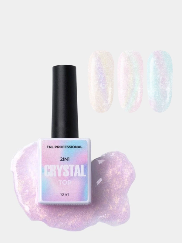 Top Crystal 2 в 1 TNL, топ для гель лака 10 мл