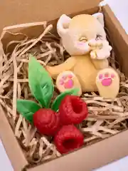 Мыло ручной работы котик и малина