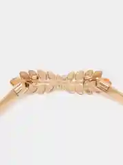 Бежевый подхват для штор, металлический, 1шт