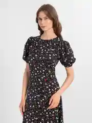 Черный платье женское, праздничное, повседневное, короткий рукав