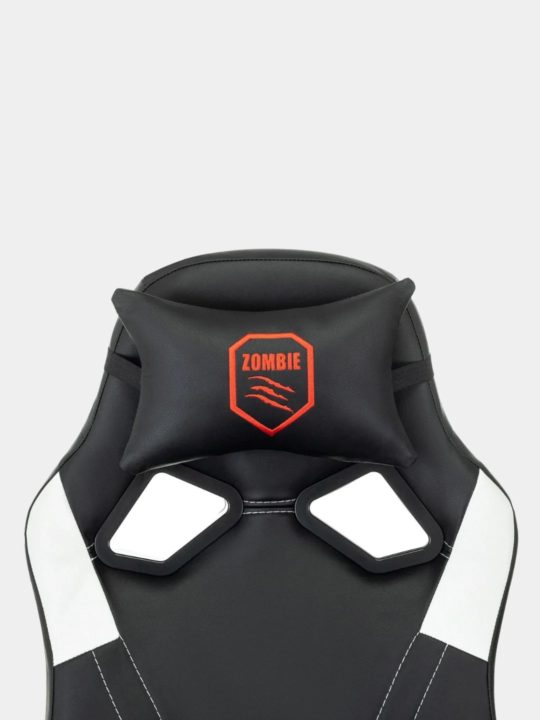 Белый компьютерное игровое геймерское кресло Zombie 50