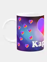 Кружка керамическая с надписью Лайк Карина