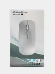 Компьютерная мышь оптическая, беспроводная, бесшумная, RGB-подсветка, 1200-1600 DPI