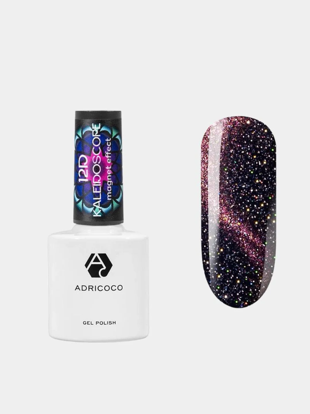 Светоотражающий гель-лак Adricoco "Kaleidoscope", кошачий глаз