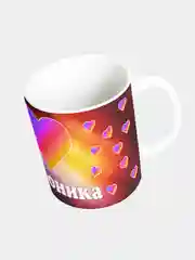 Кружка керамическая, с надписью Лайк Вероника