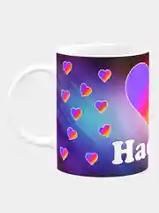 Кружка керамическая с надписью Лайк Настя