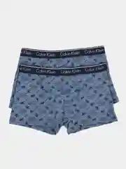 Небесно-голубой трусы боксеры Calvin, ежедневные, мужские