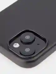 Черный чехол MagSafe для iPhone 15, Pro, Max, Plus кожаный ROSCO экокожа защита камер микрофибра