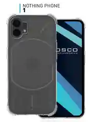 Прозрачный чехол для Nothing Phone (1), (2a), (2a) Plus противоударный силиконовый ROSCO с углами