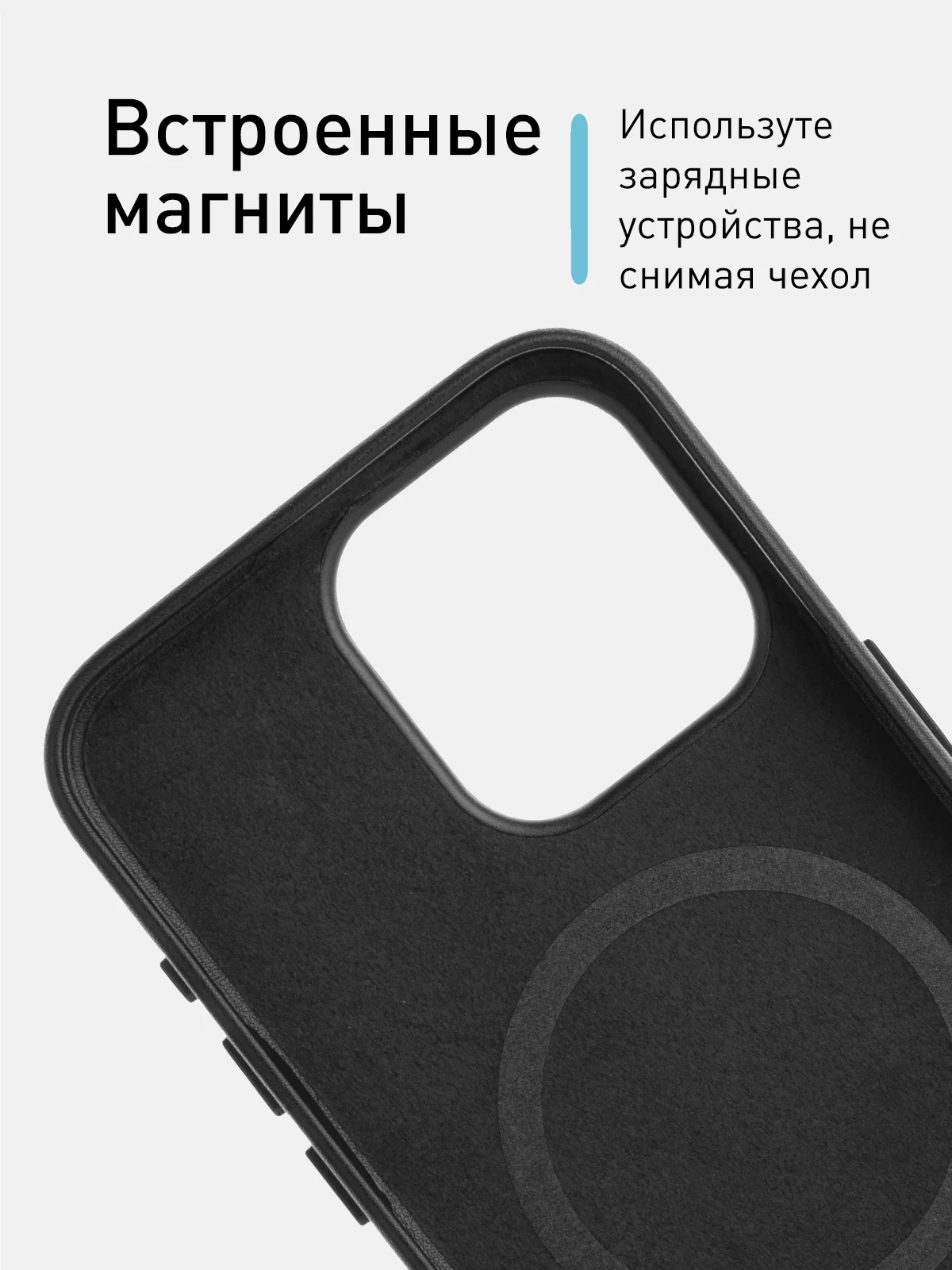 Тёмно-зелёный чехол MagSafe для iPhone 15 Pro Max Plus кожаный ROSCO из экокожи с защитой камер магнитом