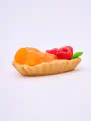 Мыло ручной работы "Тарталетка овальная с мандаринами и малиной"