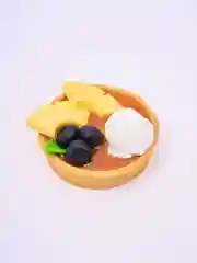 Мыло ручной работы "Тарталетка с ананасом, черникой и зефиром"