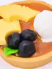 Мыло ручной работы "Тарталетка с ананасом, черникой и зефиром"