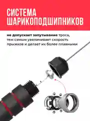 Скоростная скакалка для фитнеса с утяжелителями Shark Fit, гимнастическая