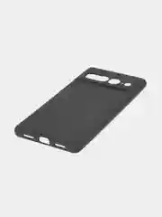 Черный чехол для Google Pixel 7 Pro силиконовый BROSCORP матовый тонкий с защитой камер