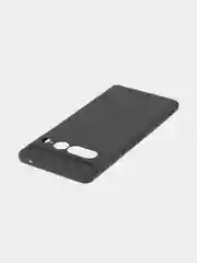 Черный чехол для Google Pixel 7 Pro силиконовый BROSCORP матовый тонкий с защитой камер