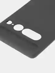 Черный чехол для Google Pixel 7 Pro силиконовый BROSCORP матовый тонкий с защитой камер