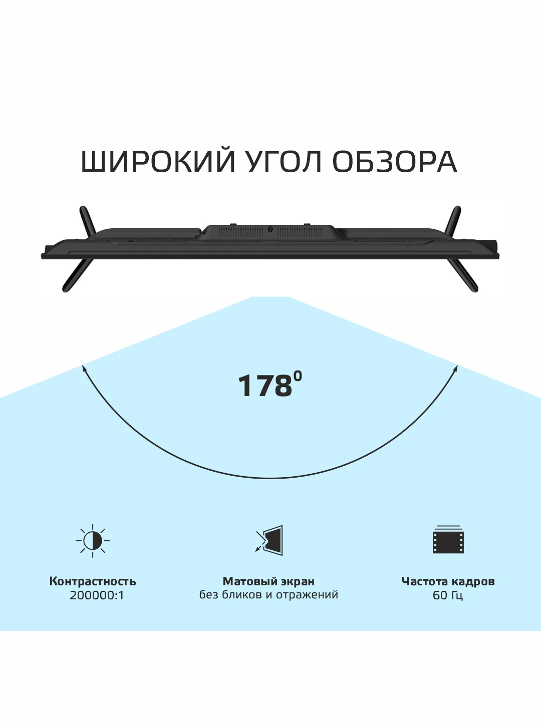 Телевизор ULTRA HD SKYLINE 65U7510, диагональ экрана 65" UHD Android 11, гарантия 1 год