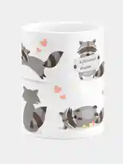 Кружка керамическая Веселые Еноты