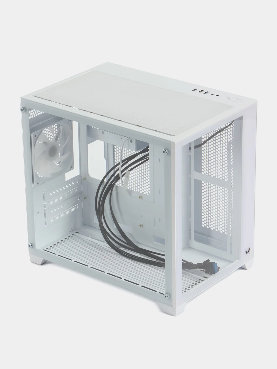 Белый корпус компьютерный Formula Crystal Z5 TG