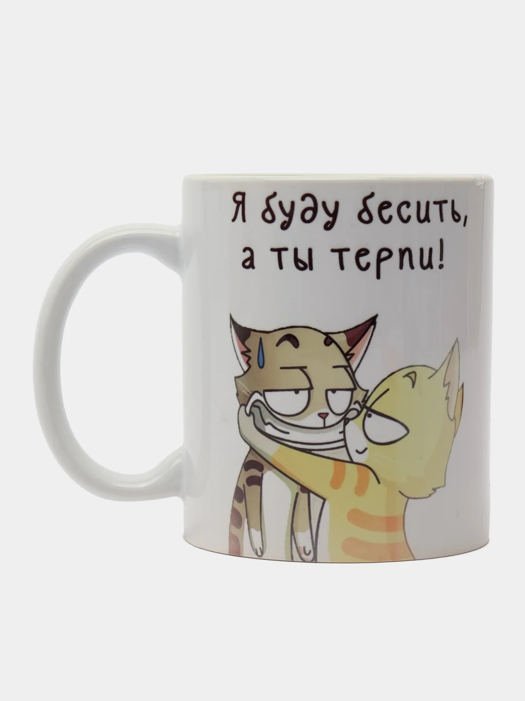 Кружка сувенирная, подарочная, с принтом " Я буду бесить тебя, а ты терпи "