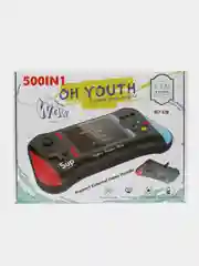 Белый игровая приставка портативная Game Box X7M с джойстиком, 500 игр