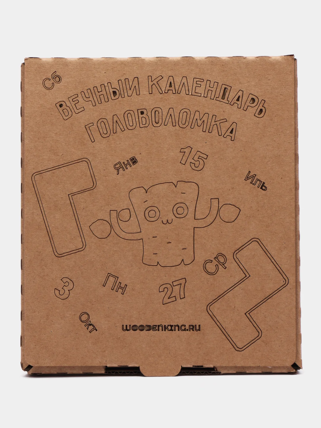 Вечный календарь - Головоломка. Логическая настольная игра "Кот"