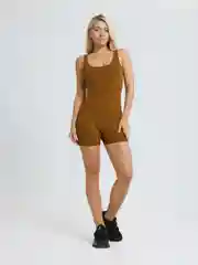 Черный комбинезон женский, спортивный