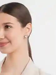 Серьги гвоздики, мрамор