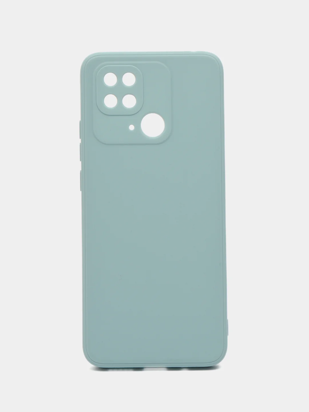 Светло-синий чехол для Xiaomi Redmi 10C, Poco C40 (Сяоми Редми 10С, Поко С40), силиконовый