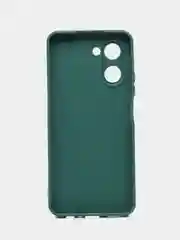 Тёмно-зелёный чехол для Realme C30, C33, C35  ( Реалми С30 С33 С35 ) силиконовый