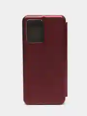 Бордовый чехол книжка для Xiaomi Redmi Note 12 (Сяоми Редми Ноте 12)