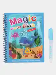 Тиффани книжка водная многоразовая раскраска с маркером