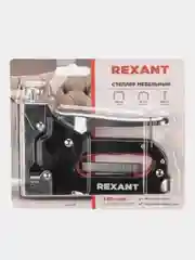 Степлер мебельный 3 в 1 REXANT, металлический, со вставками, 4-14 мм