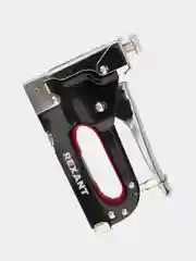 Степлер мебельный 3 в 1 REXANT, металлический, со вставками, 4-14 мм