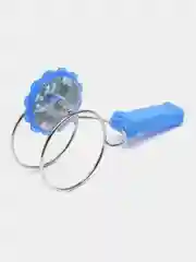 Розовый светящийся волчок / антистресс /гироскоп магнитный / юла